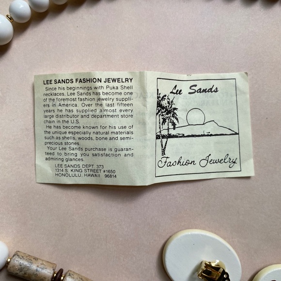 Lee Sands Leopard Ceramic Necklace and Earring Set - Vintage 1980s - Picture 4 of 11